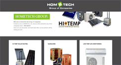 Desktop Screenshot of hometech.co.za