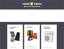 Tablet Screenshot of hometech.co.za